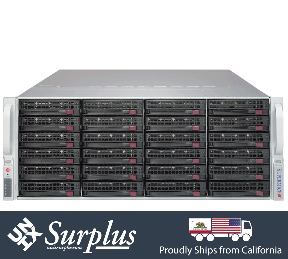 Supermicro 4U 36 Bay SAS3 Server X10DRH-iT Xeon 36 Cores 128GB AOC-S3008L SQ PSA