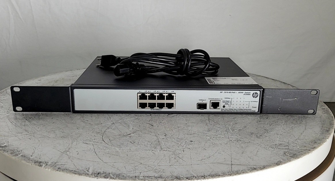 HP 1910-8g-poe JG349A 8-Port Gigabit Switch POE HP 1910-8g-poe JG349A 8-Port Gigabit Switch POE