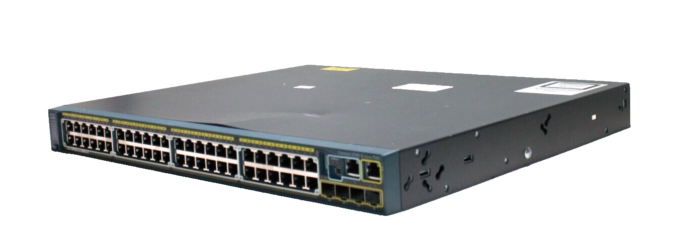Cisco Catalyst 2960-S 48 Port PoE+ Network Switch WS-C2960S-48FPS-L