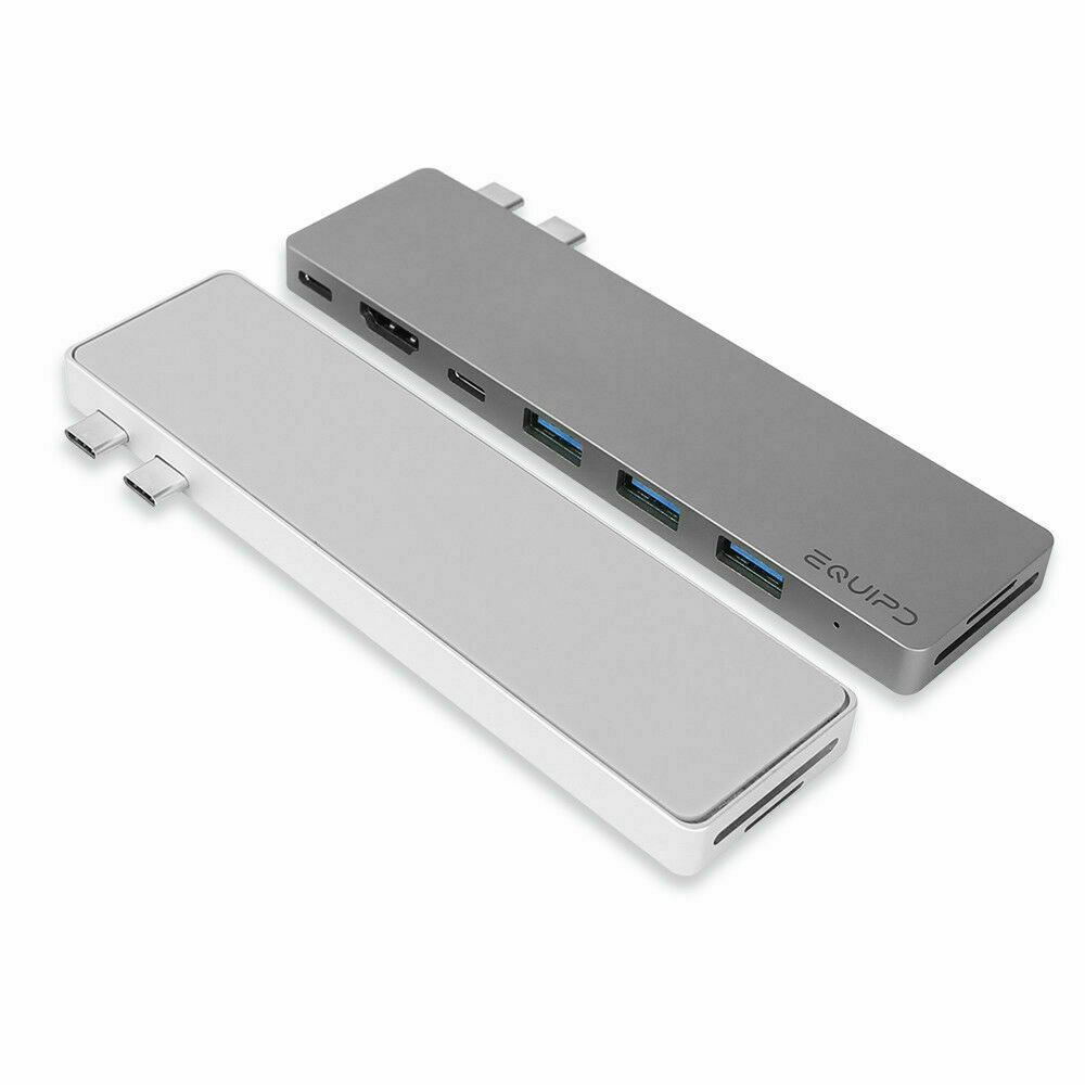 Aluminum USB Type-C Hub 4K HDMI SD/TF Card Reader USB 3 for Macbook Pro/ Air M1