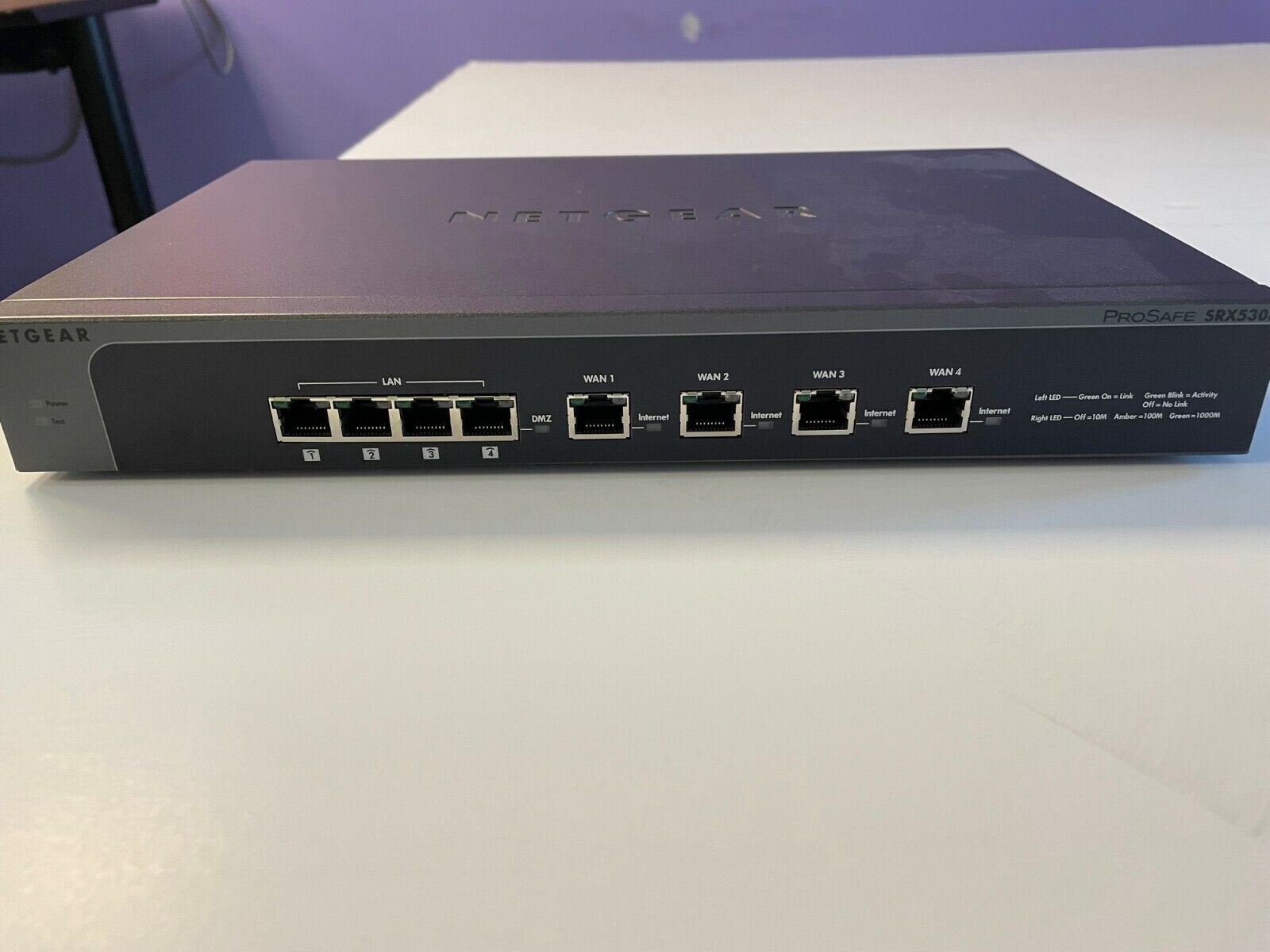 Netgear ProSafe SRX5308 Quad WAN Gigabit  SSL VPN Firewall