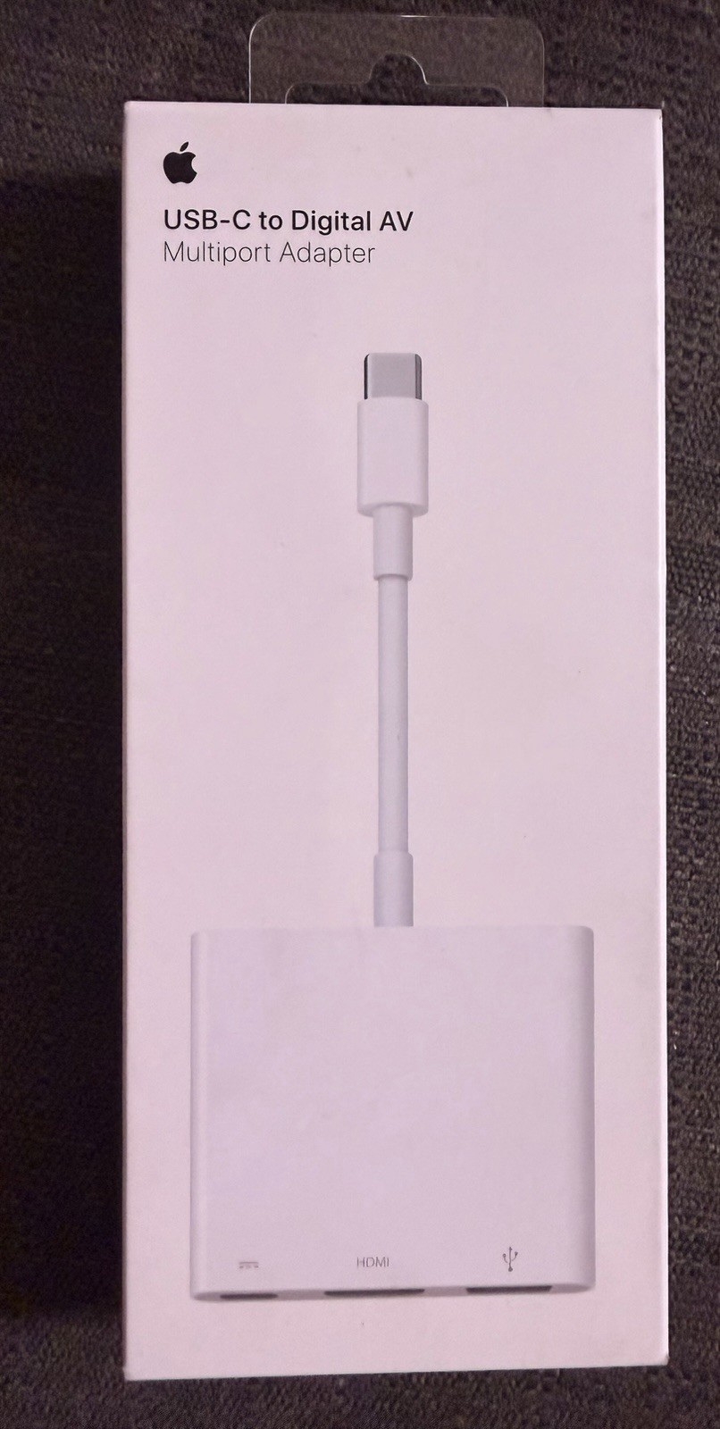 New In Box Sealed Genuine OEM Apple USB-C TO Digital AV Multiport Adapter A1621 New In Box Sealed Genuine OEM Apple USB-C TO Digital AV Multiport Adapter A1621
