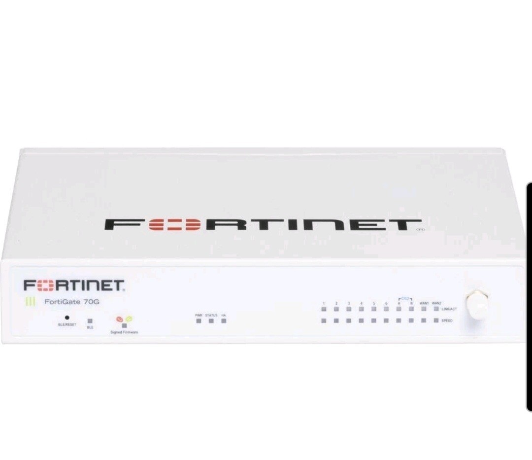 Fortinet FortiGate FG-70G Network Security/Firewall Appliance FG70G Fortinet FortiGate FG-70G Network Security/Firewall Appliance FG70G