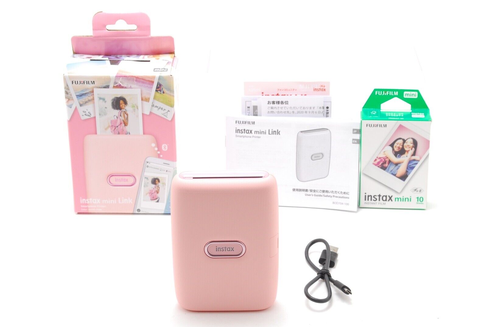 【Top Mint】Fujifilm instax mini link smartphone printer Dusky Pink JAPAN