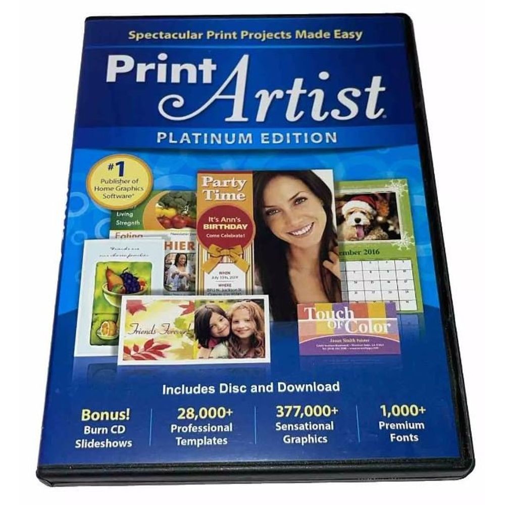 Print Artist Platinum Edition 25 Media