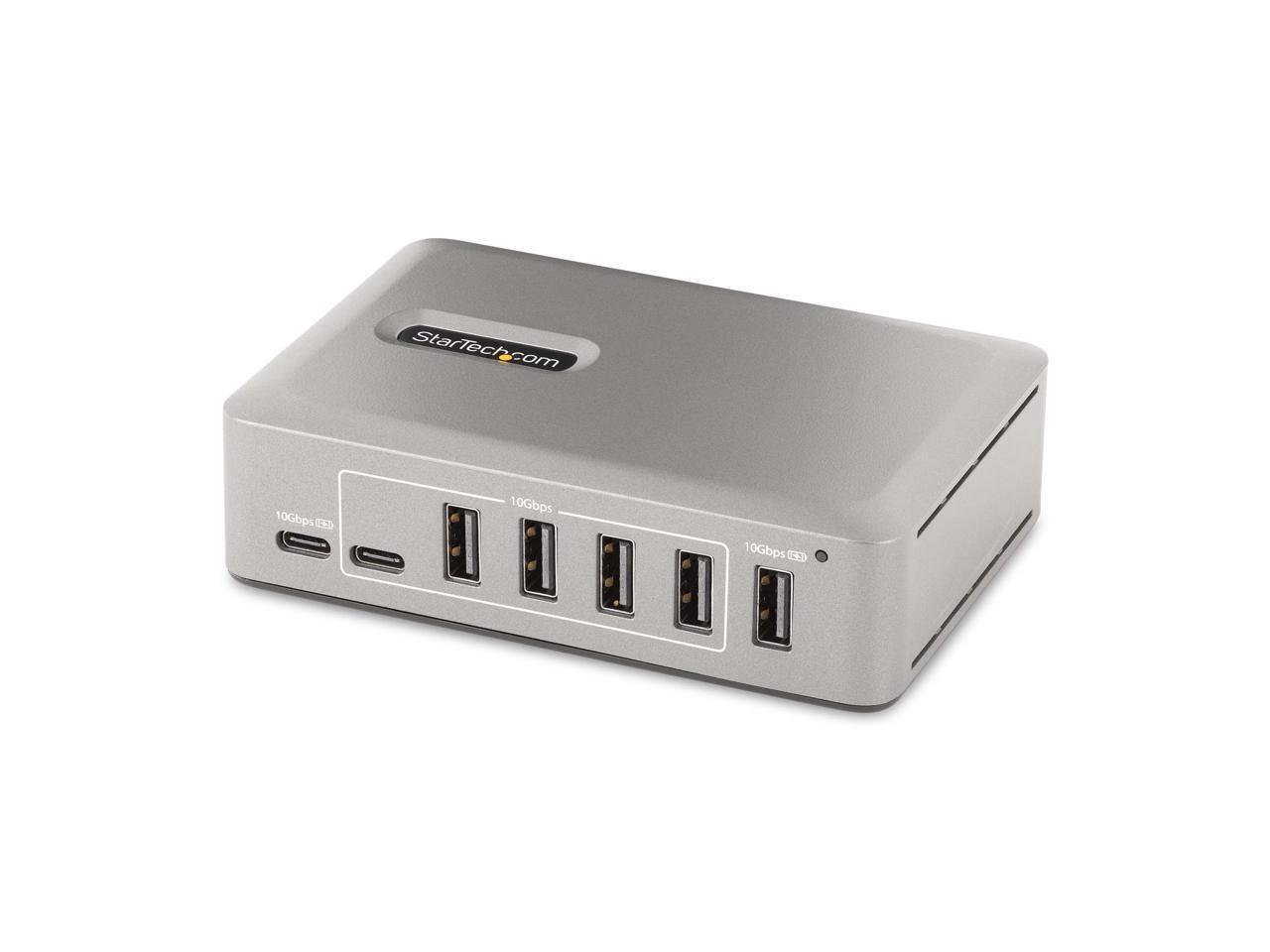 StarTech 10-Port USB-C Hub - 8x USB-A/2x USB-C - Self-Powered w/65W Power Supply StarTech 10-Port USB-C Hub - 8x USB-A/2x USB-C - Self-Powered w/65W Power Supply