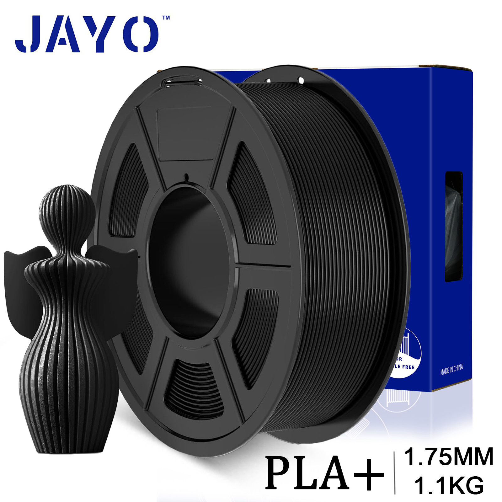 【Buy 10 Pay 6】JAYO 3D Filament 1.1KG PLA Classic Meta Matte SILK PETG TPU 1.75mm