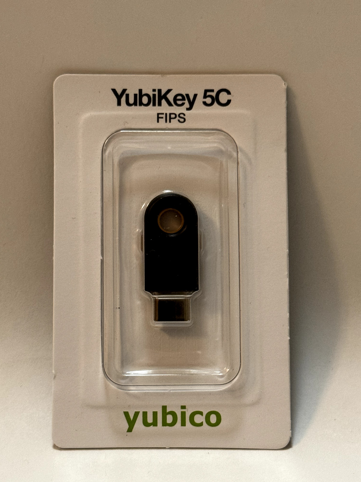 Yubico Yubikey 5C FIPS - Security Key - New, Unopened