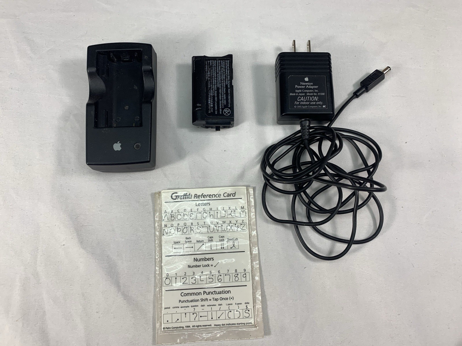 Apple Newton  Power Adapter, Battery Charger, User Manuals And Carrying Cases