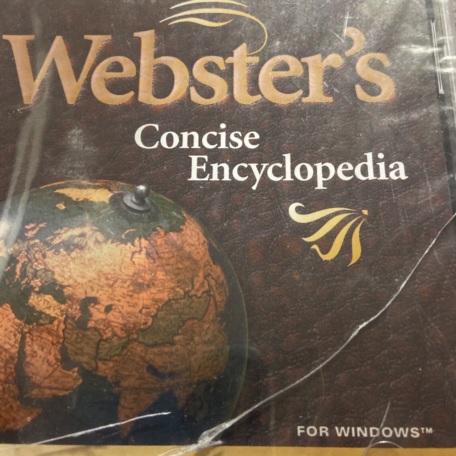 Webster's Concise Encyclopedia PC CD-ROM 1996 Windows 95/3.1 720286103805 SEALED