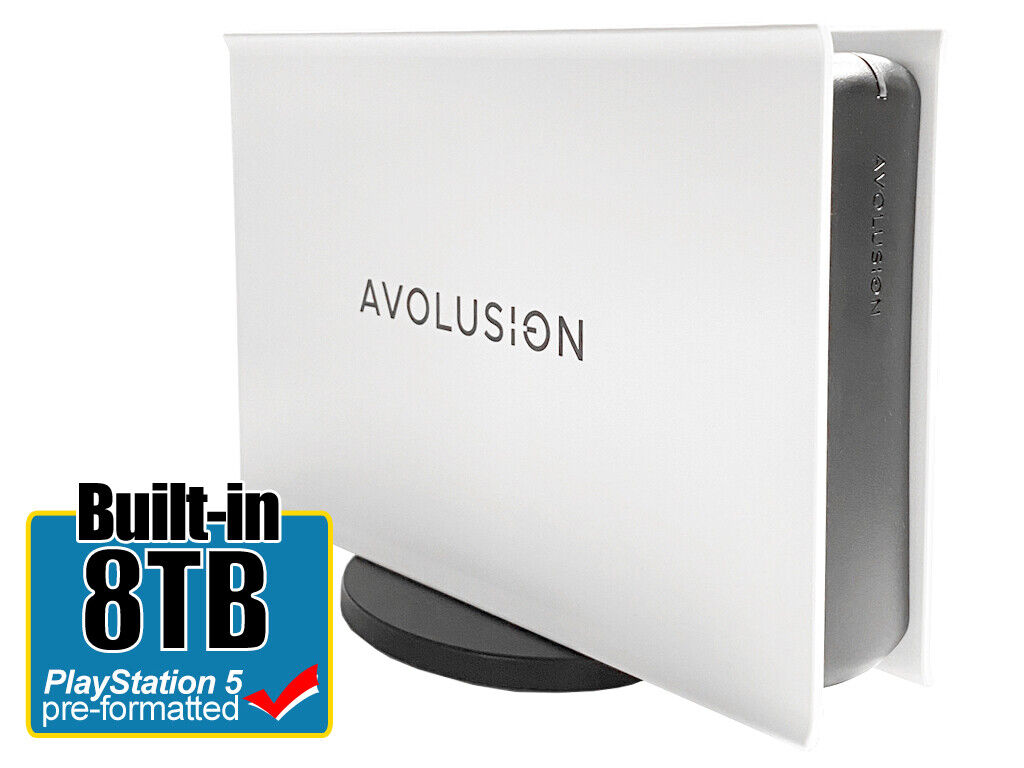 Avolusion PRO-5X 8TB USB 3.0 External Gaming Hard Drive for PS5 Game Console