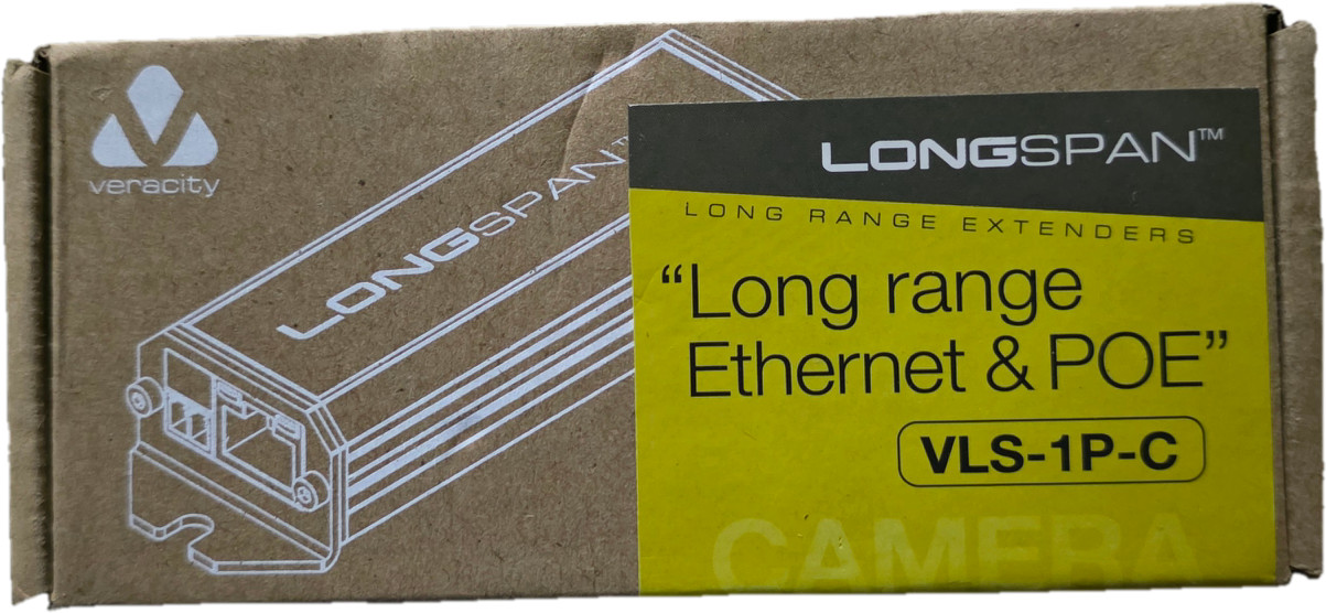 Veracity LONGSPAN Long Range Ethernet & POE, VLS-1P-C - NEW Veracity LONGSPAN Long Range Ethernet & POE, VLS-1P-C - NEW