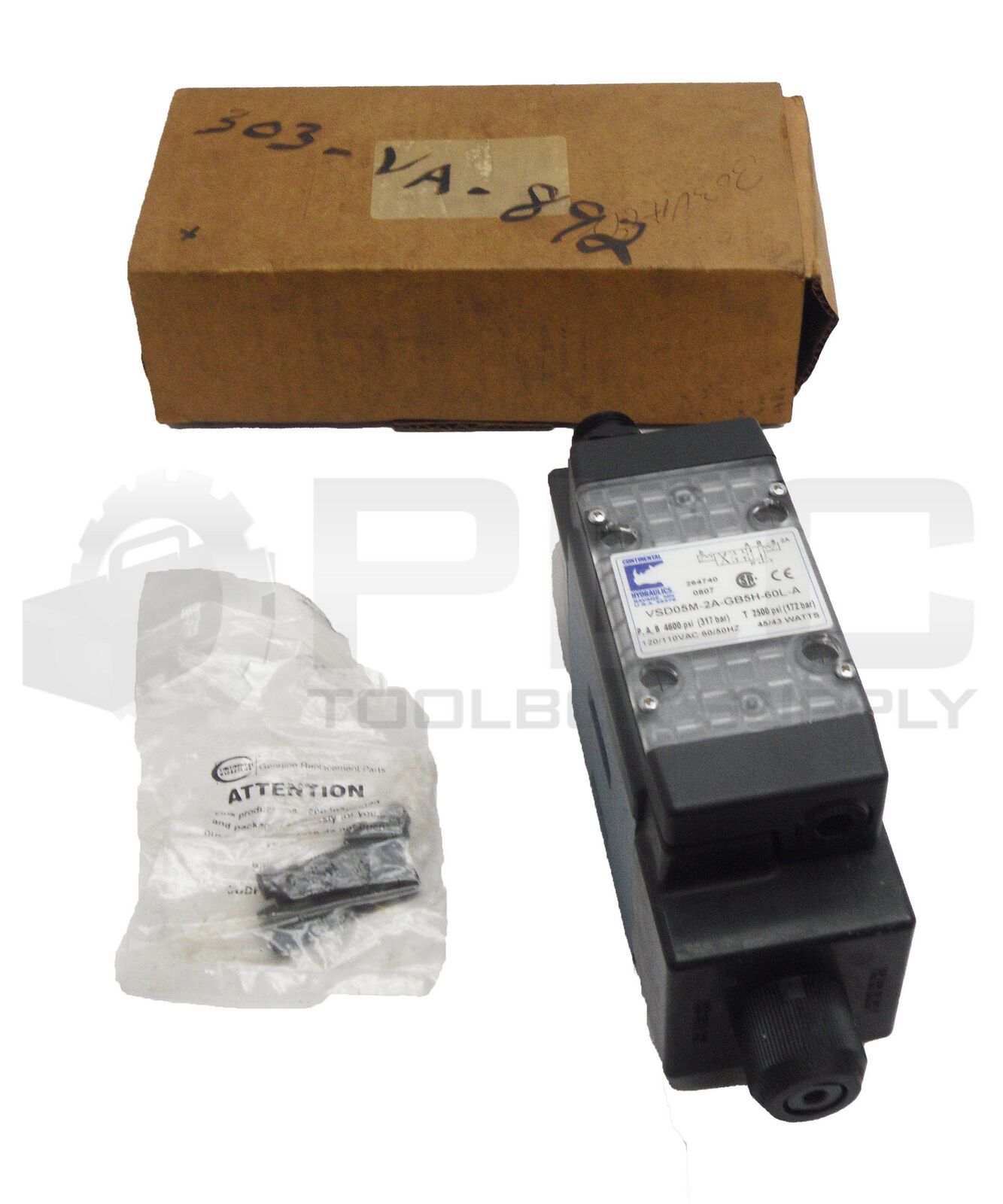 NEW CONTINENTAL HYDRAULICS VSD05M-2A-GB5H-60L-A DIRECTIONAL VALVE 4600PSI