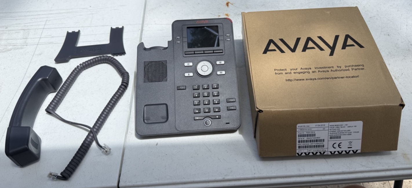 Avaya J139 IP Phone (700513916) - New, Open Box, Cobalt Black