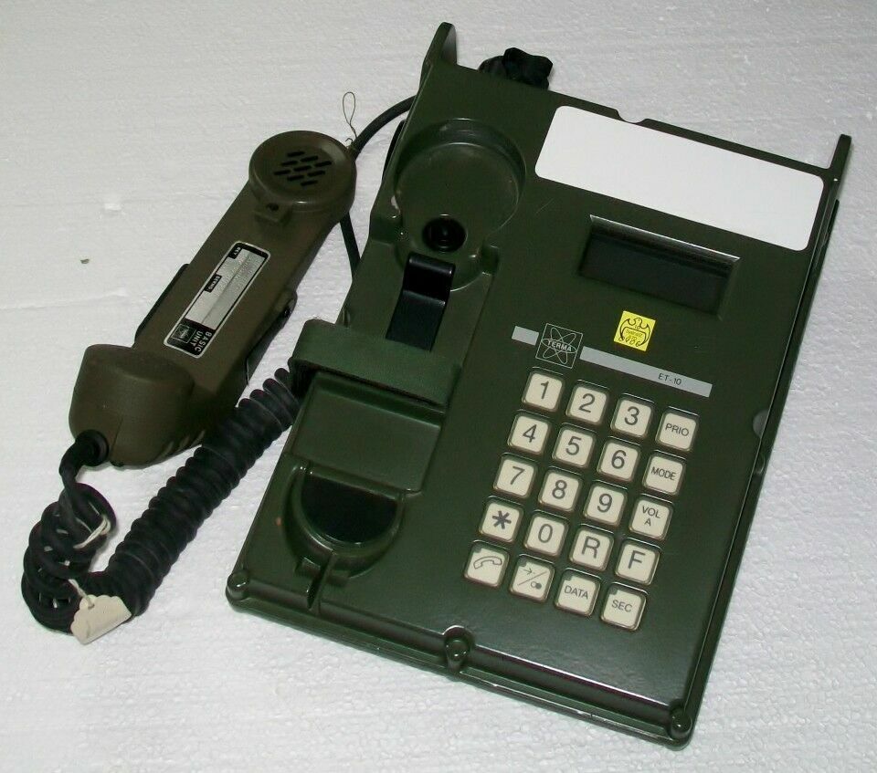 Bundeswehr Crypto telephone TERMA ET-10 voice speech scrambler encryption PAIR