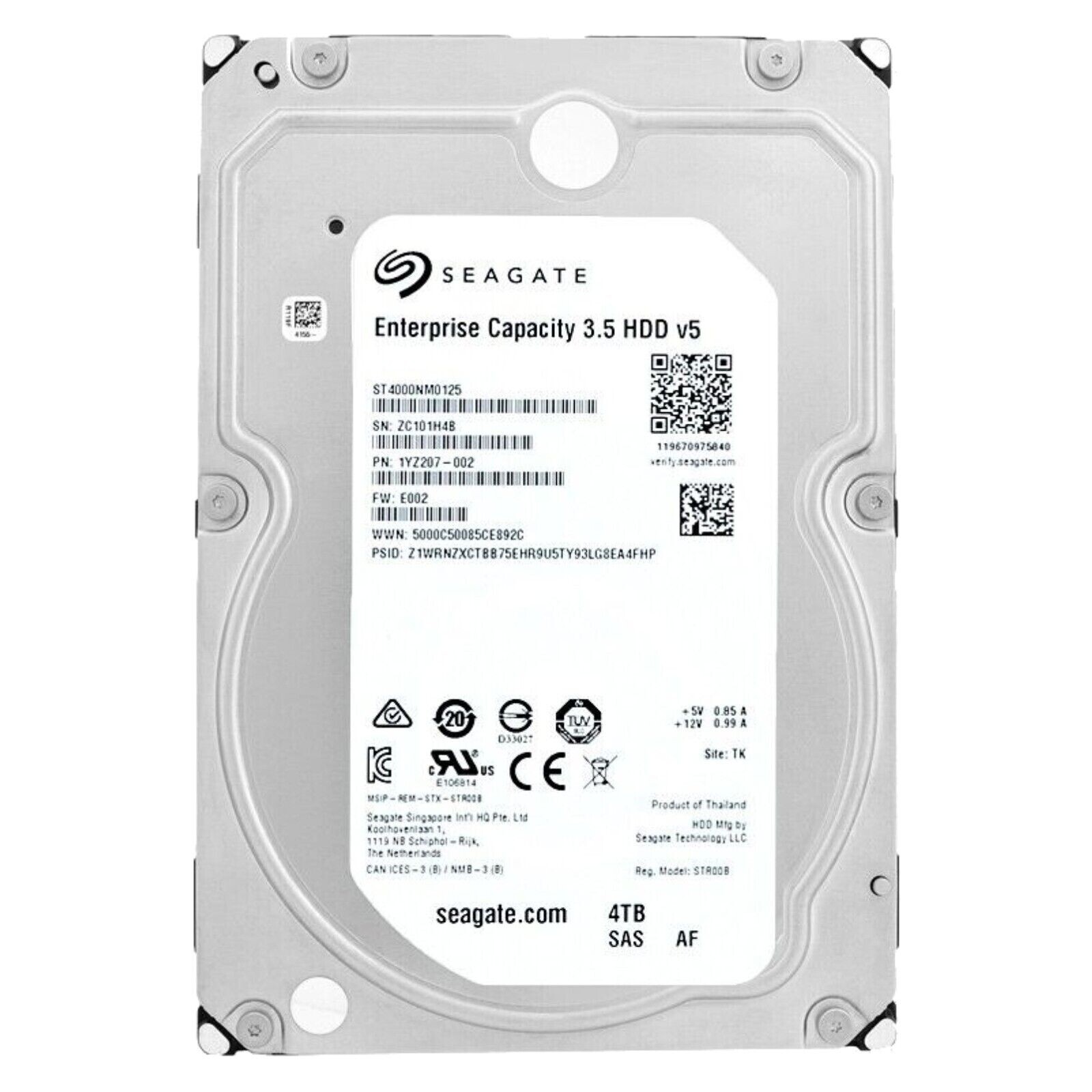 SEAGATE EXOS 4TB 7.2K 12Gb/s 3.5