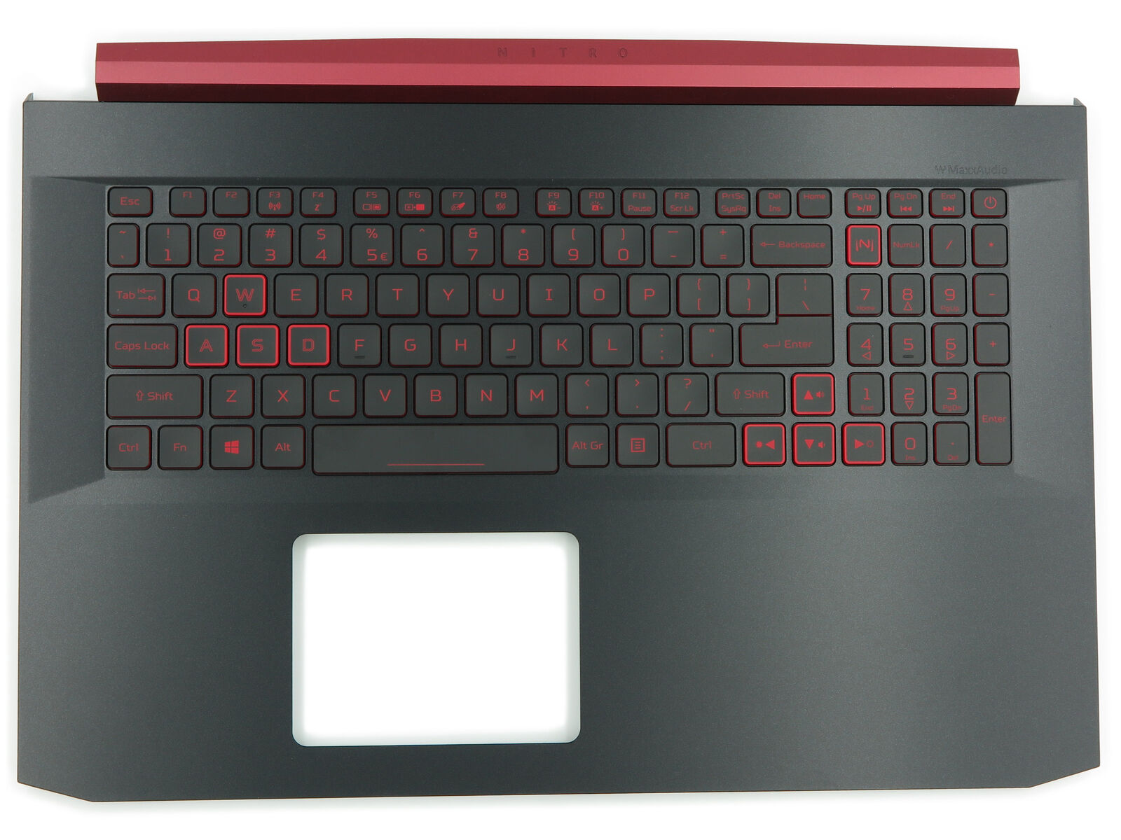 FOR ACER Nitro 5 AN517-51 Palmrest Backlit Keyboard BLACK GTX1660Ti