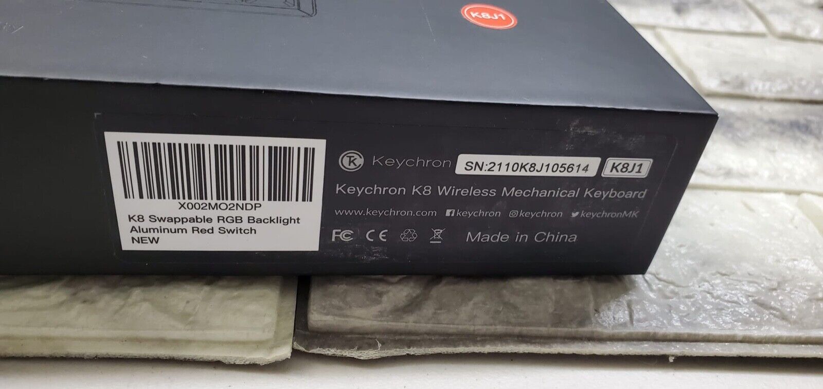 Keychron K8 RGB Wired/Wireless Mechanical Keyboard RGB BACKLIGHT ALUMINUM FRAME