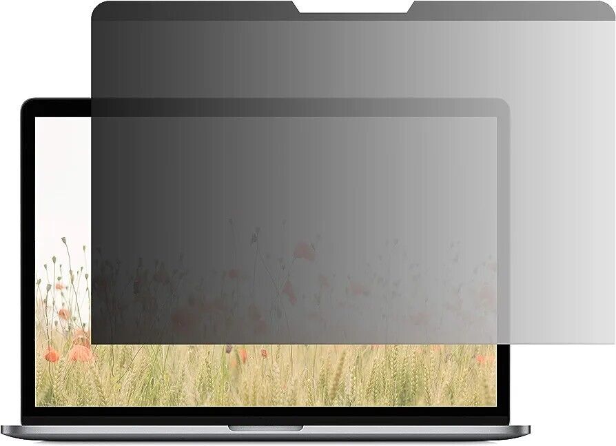 13-inch MacBook Pro Amazon Basics Slim Magnetic Privacy Screen Filter, New