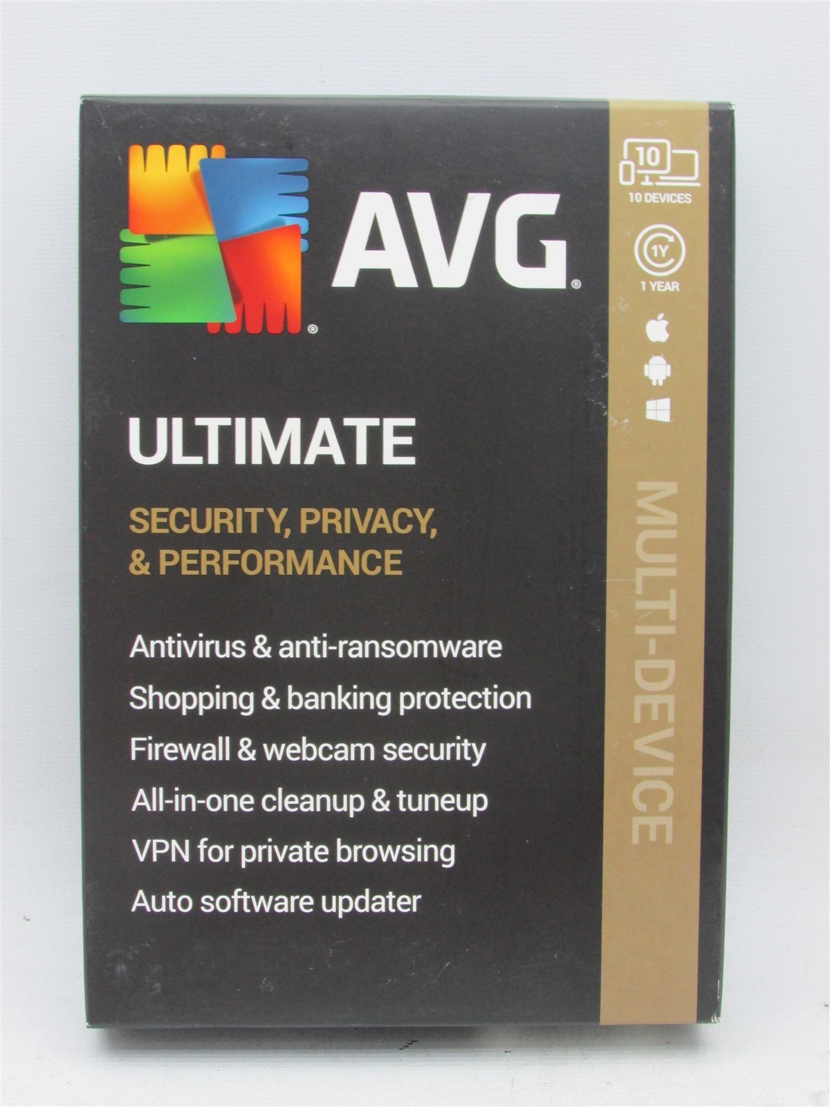 AVG ULTIMATE Security, Privacy, & Performance for Win/Mac/Android 10 Devices NEW AVG ULTIMATE Security, Privacy, & Performance for Win/Mac/Android 10 Devices NEW