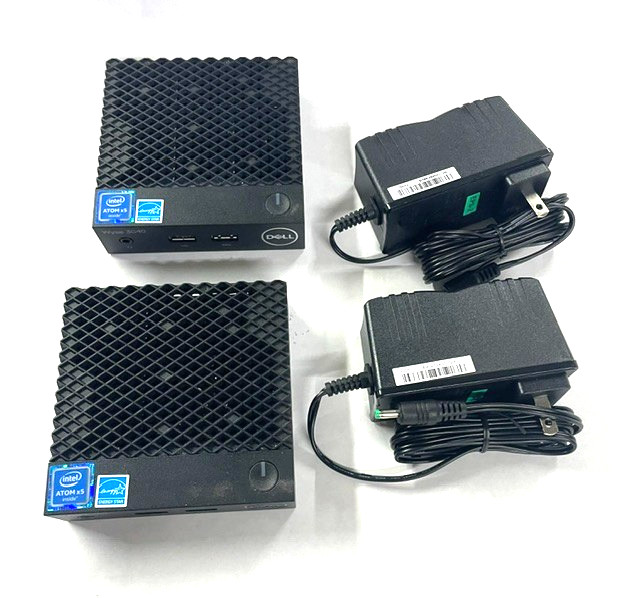 Pack of 2 Dell Wyse 3040 N10D Thin Client Mini PC Intel x5 with Power Adapter Pack of 2 Dell Wyse 3040 N10D Thin Client Mini PC Intel x5 with Power Adapter