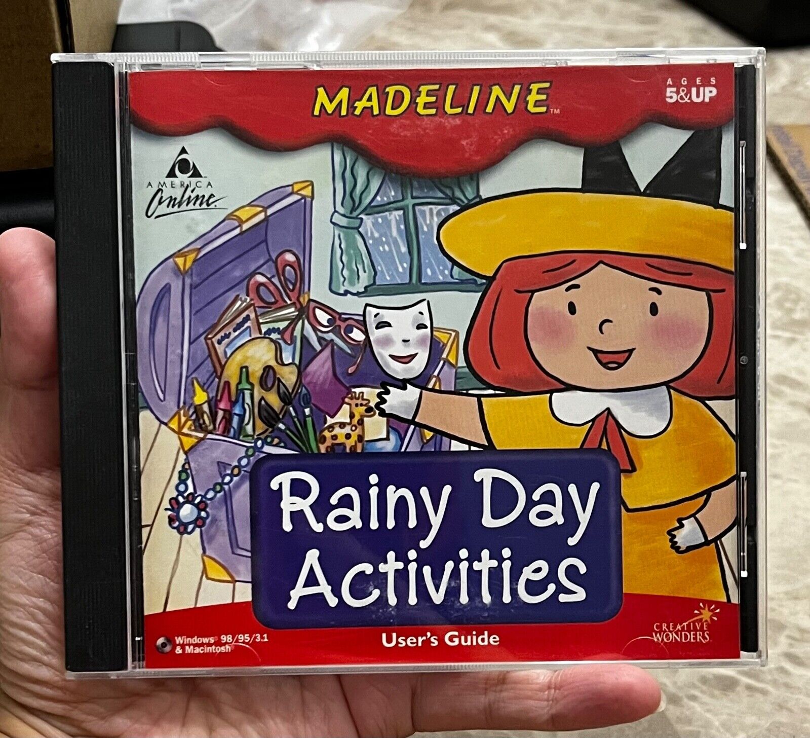 Madeline; Rainy Day Activities. Windows 95/98/3.1 & Macintosh CD-Rom. Excellent