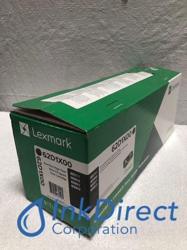 Genuine Lexmark 62D1X00   621X - Return Program  Toner Cartridge Black MX710DE M
