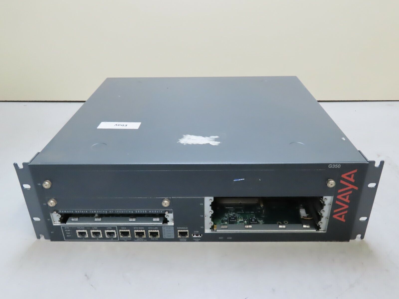 Avaya G350 700397078 Media Gateway Cabinet ( Alarm ) As-Is for PARTS