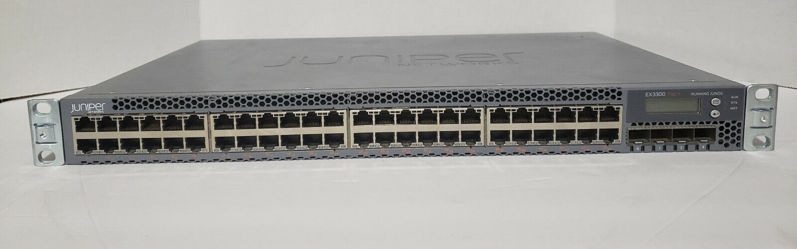 Juniper EX3300-48P 48 Port PoE+ Gigabit Switch - With Power Cord and Rack Ears