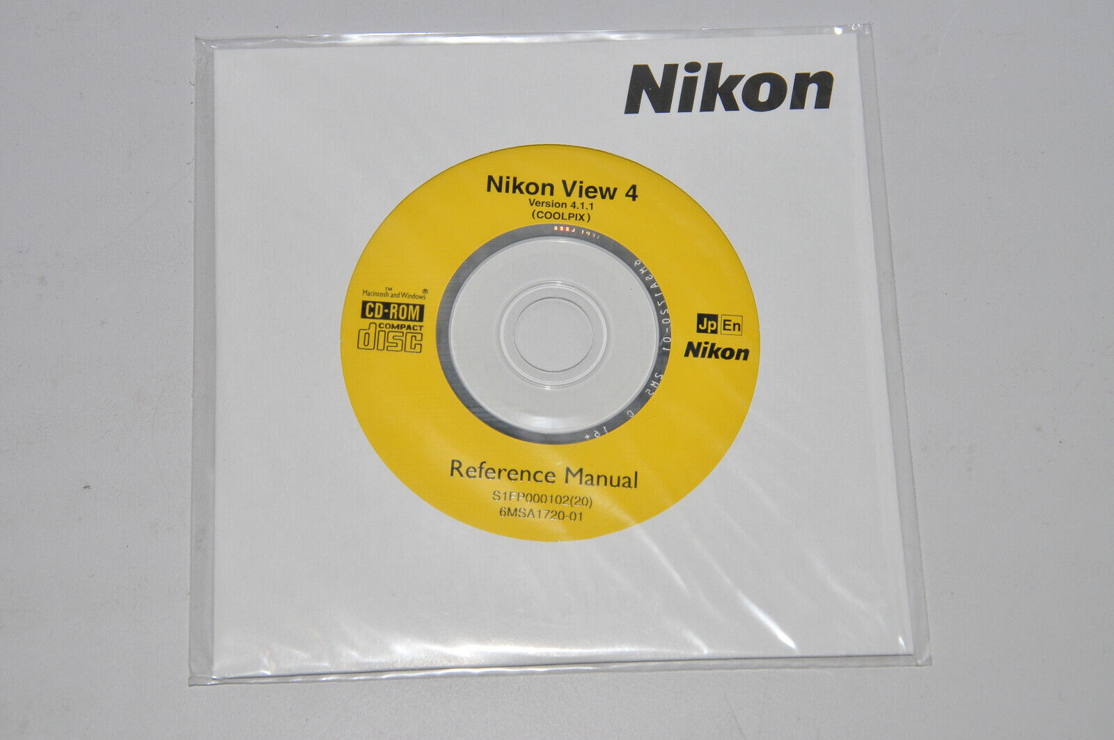 Nikon View 4 CD Rom 4.1.1 - CD Disc - NEW