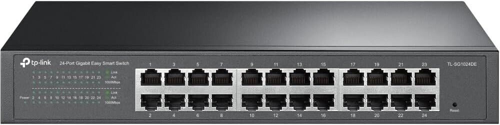 TP-Link 24 Port Gigabit Switch -Desktop/Rackmount (TL-SG1024DE) - W27A
