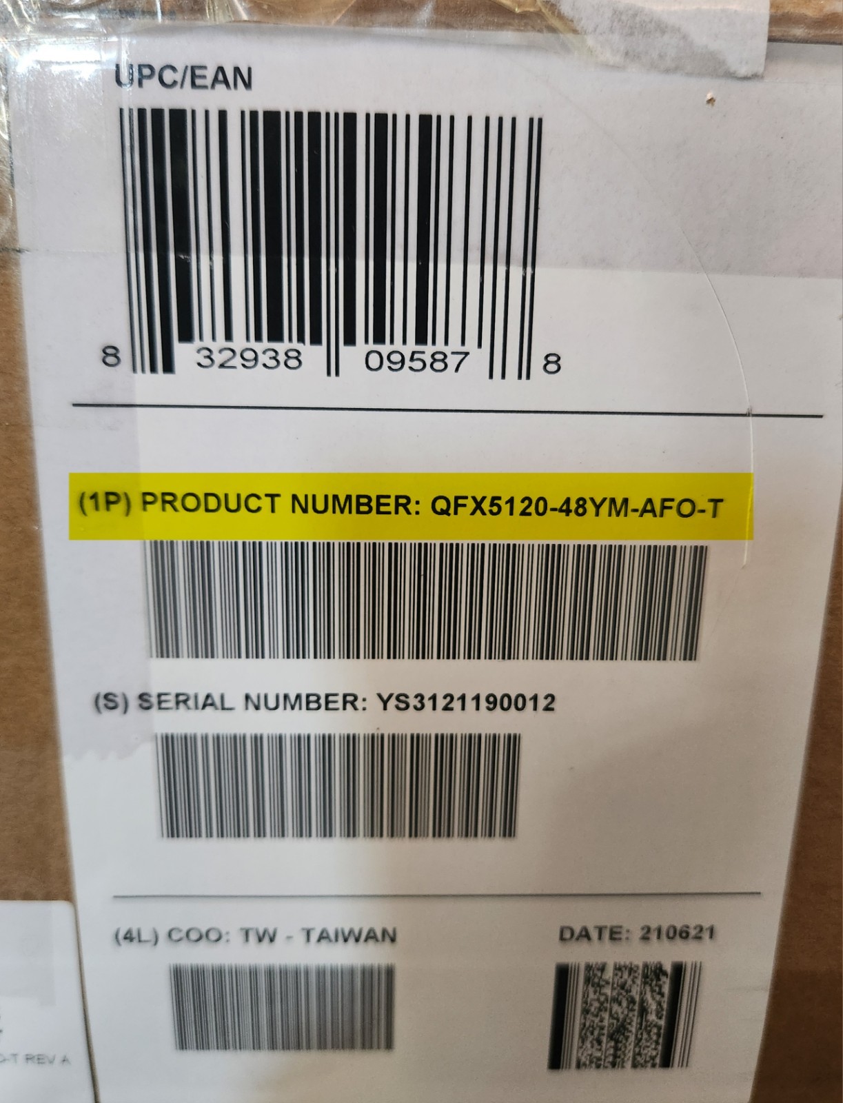 NEW JUNIPER QFX5120-48Y-AFO-T 48x 10/25GbE SFP28 8x 40/100GbE Switch Dual AC PS NEW JUNIPER QFX5120-48Y-AFO-T 48x 10/25GbE SFP28 8x 40/100GbE Switch Dual AC PS