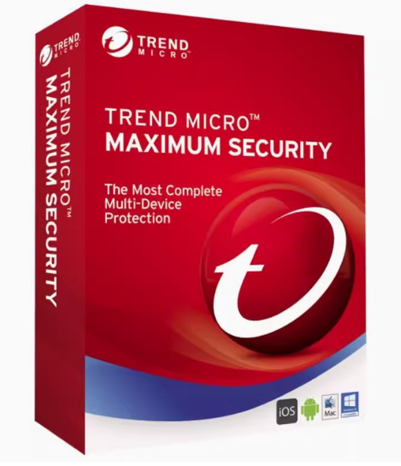 TREND MICRO MAXIMUM SECURITY key 1 years / 3 devices Email deliver grobal code