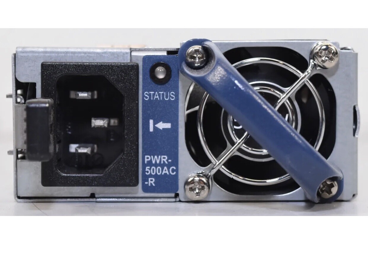 Arista PWR-500AC-R AC POWER SUPPLY FOR 7050X SWITCHES REAR-TO-FRONT 500 Watt Arista PWR-500AC-R AC POWER SUPPLY FOR 7050X SWITCHES REAR-TO-FRONT 500 Watt