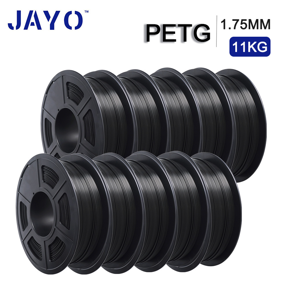 JAYO 11KG/5.5KG 3D Printer Filament PETG 1.75mm 1.1KG/SET With Spool Toughness