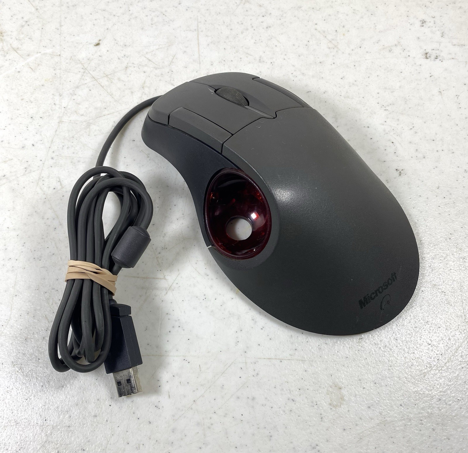 Microsoft Trackball Optical 1.0 USB Wired Mouse *NO BALL* X05-87475 Works Microsoft Trackball Optical 1.0 USB Wired Mouse *NO BALL* X05-87475 Works