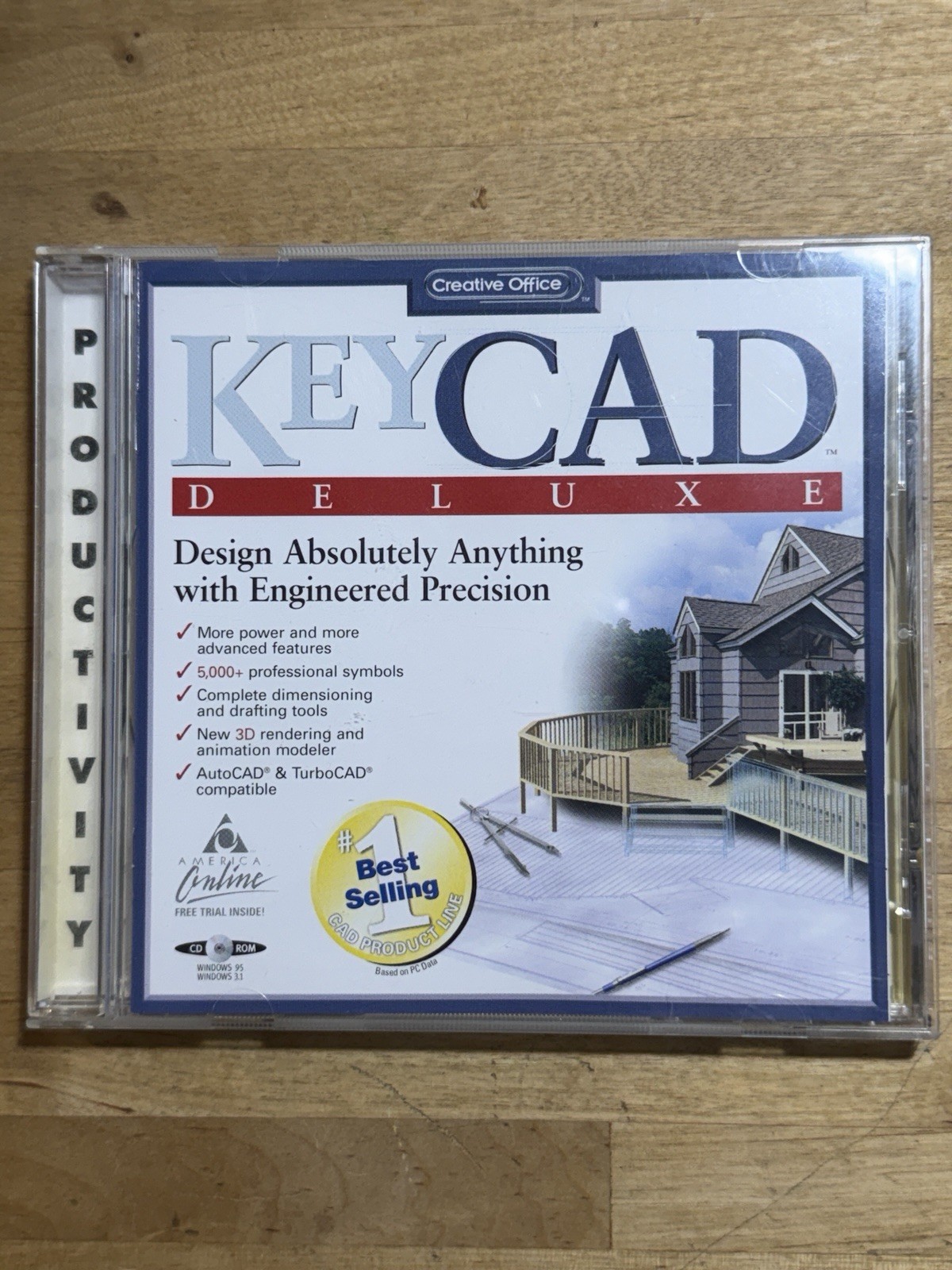Vintage Key CAD Deluxe for Windows 95 3.1 CD-Rom PC SHIPS FREE Vintage Key CAD Deluxe for Windows 95 3.1 CD-Rom PC SHIPS FREE