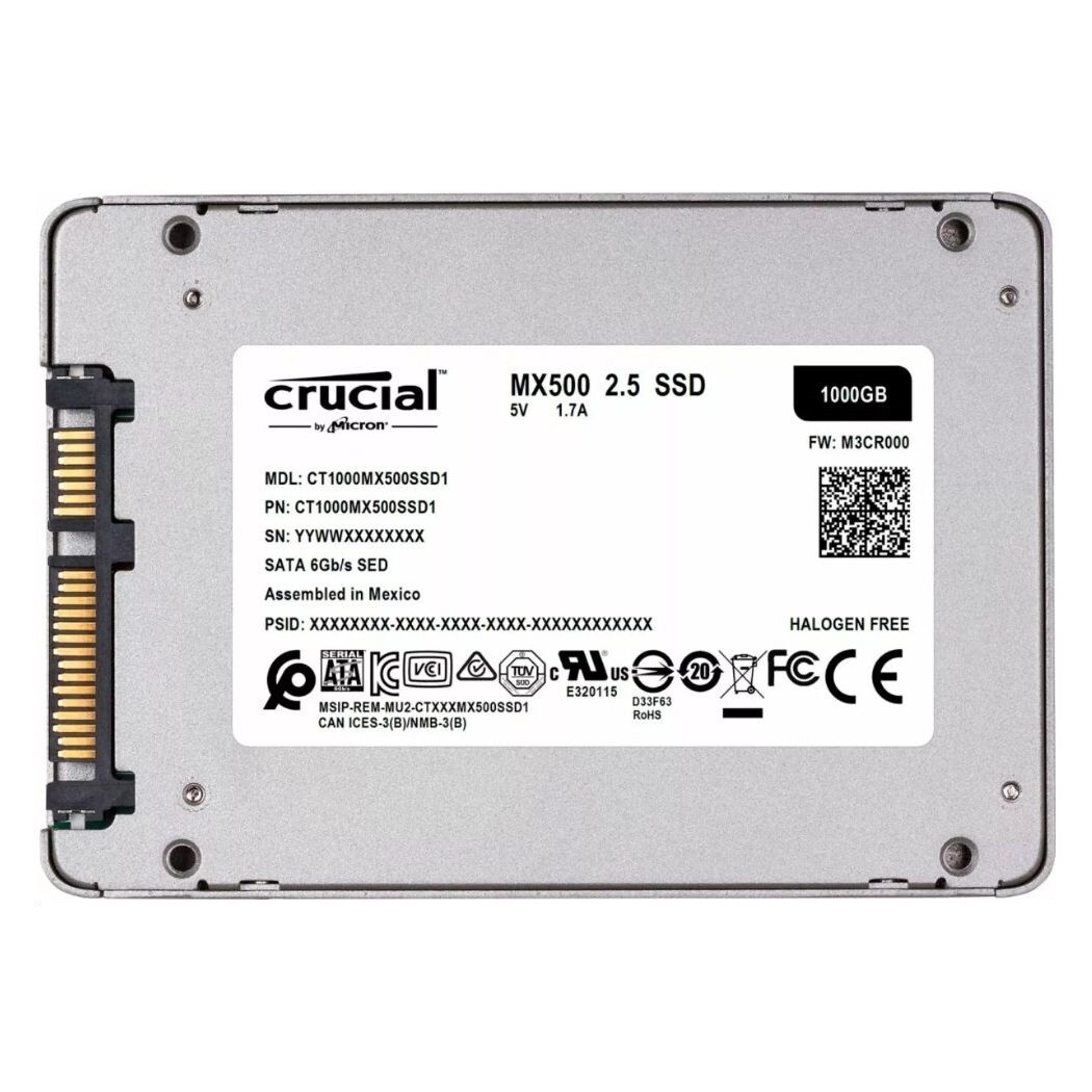 Crucial MX500 1TB SSD 2.5\