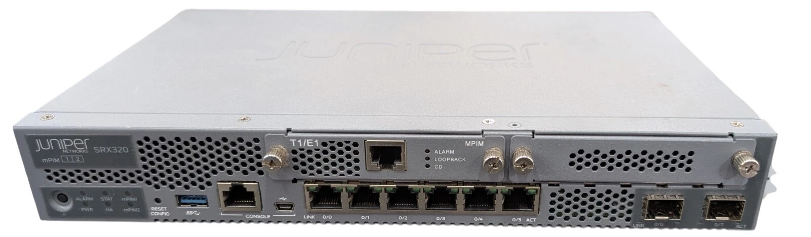 U86921 Juniper SRX320 8Port Security Services Gateway Appliance G2U