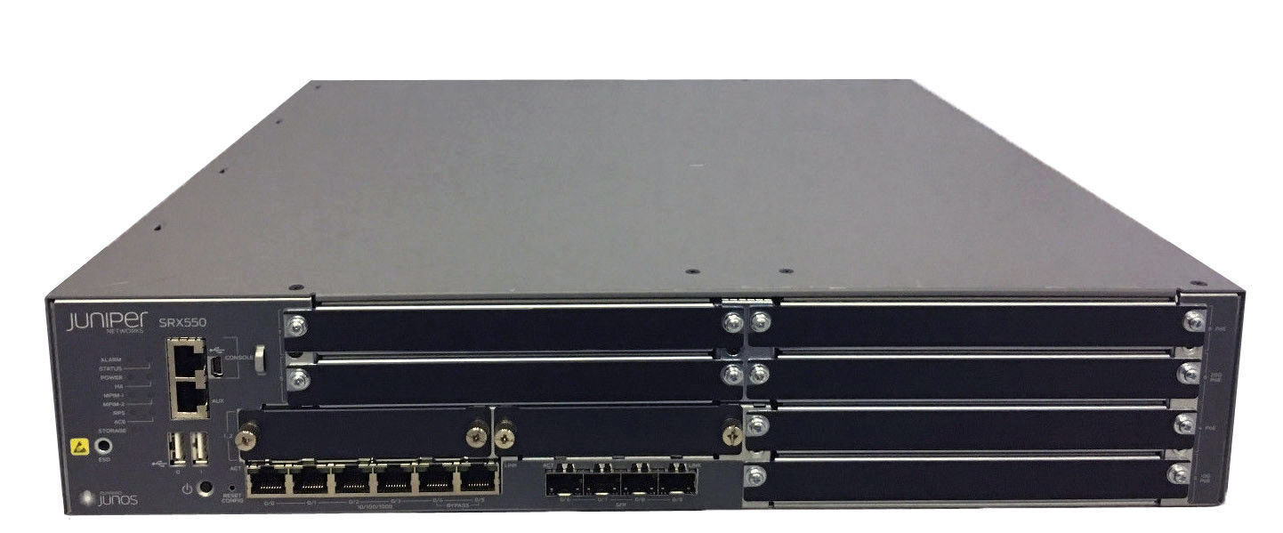 New Juniper Networks SRX550 Services Gateway Security Appliance SRX550-645AP
