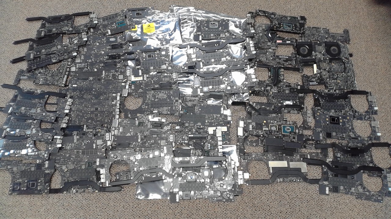 Lot of 70 Non-Working  Apple Logic Boards with Various Problems for Parts