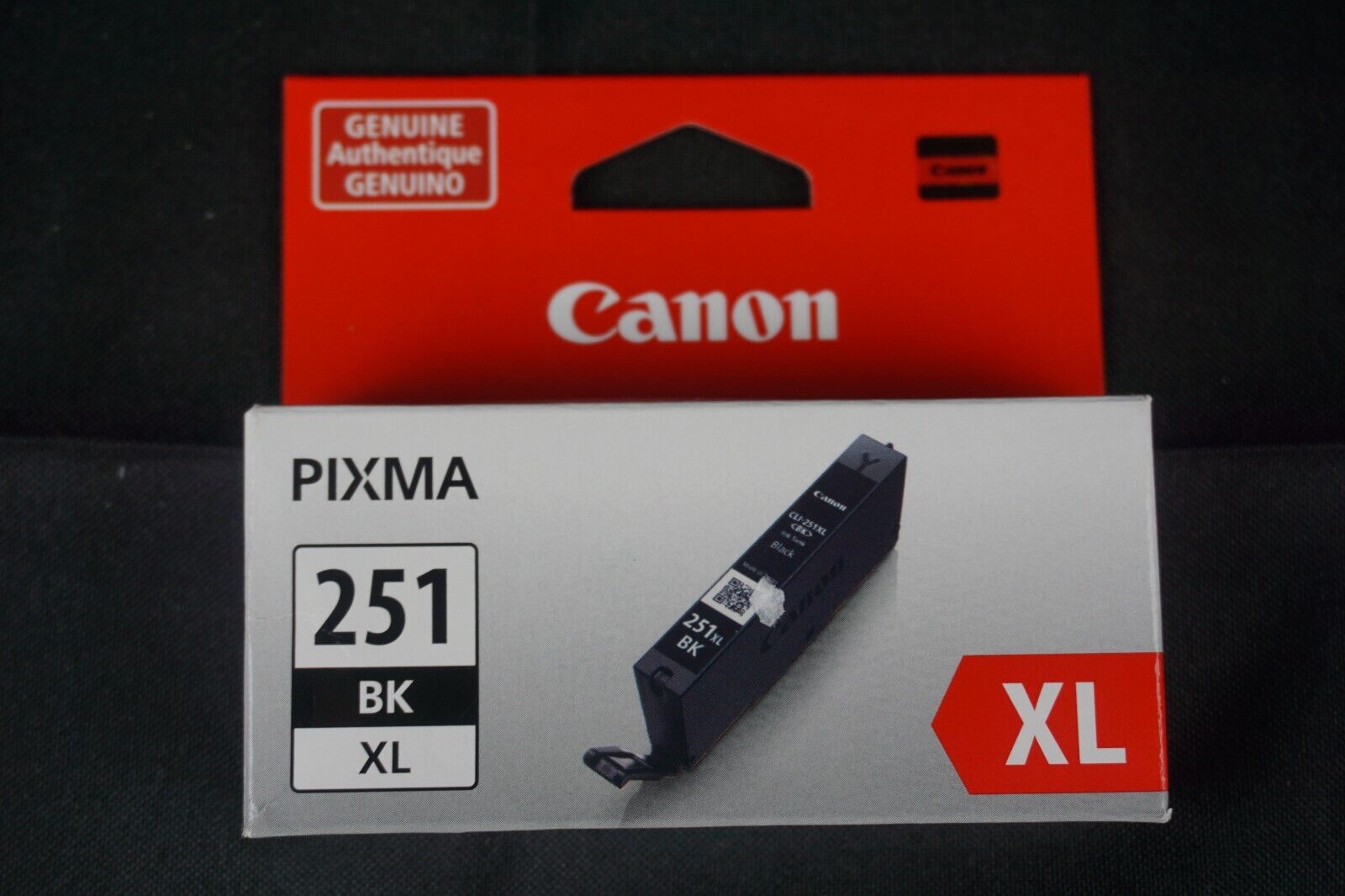 Genuine Canon 251XL Black Pixma Printer Ink Cartridge CLI-251XL BK New