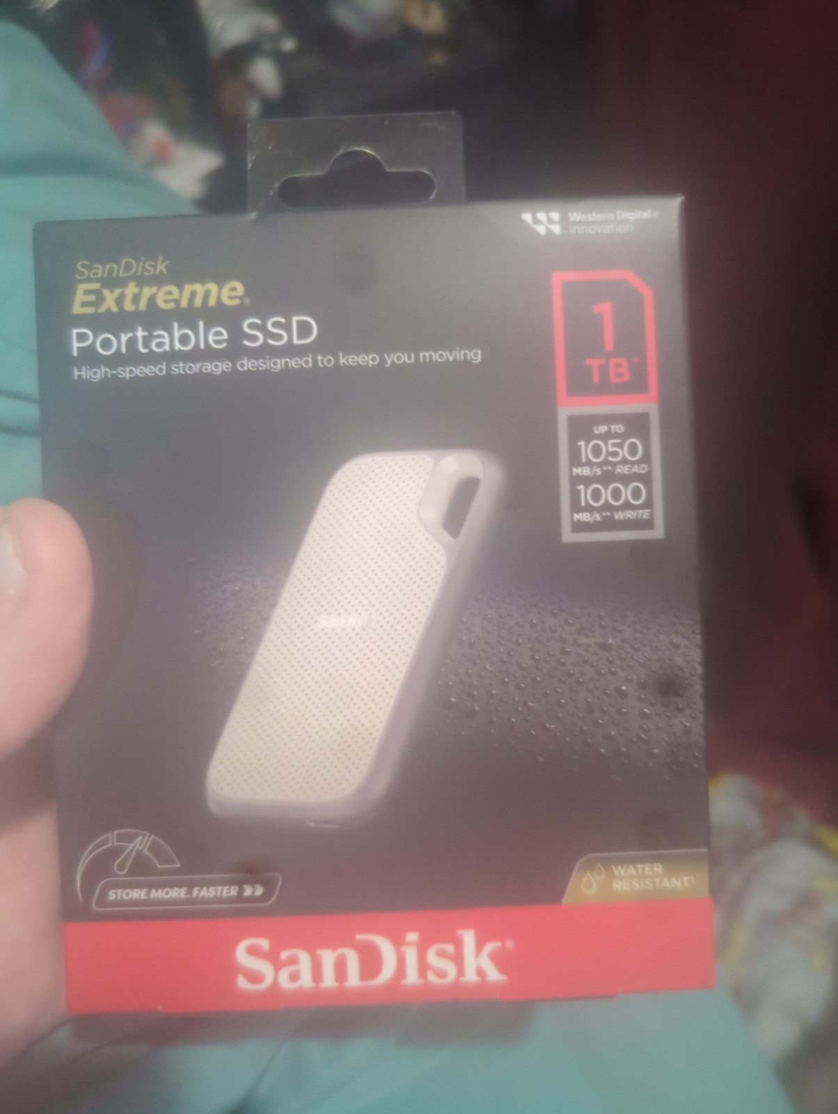 New SanDisk 1TB Extreme External Portable SSD Storage USB-C - Sealed in Box