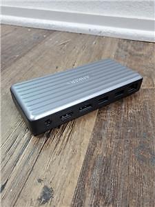 H92 ♻ Anker PowerExpand 9-in-1 USB-C PD Docking Station A8394 w/ Power Adapter ♻