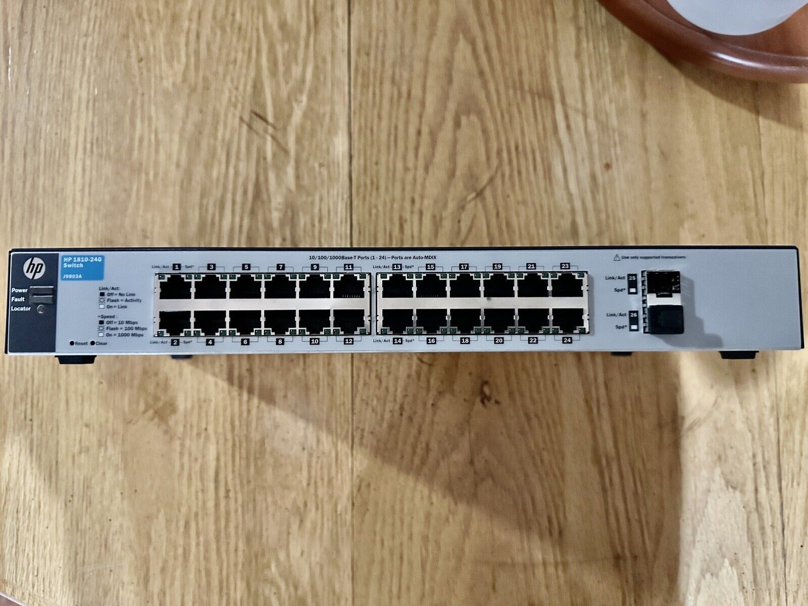 HP  (J9803A#ABA) 24-Ports Rack-Mountable Ethernet Switch