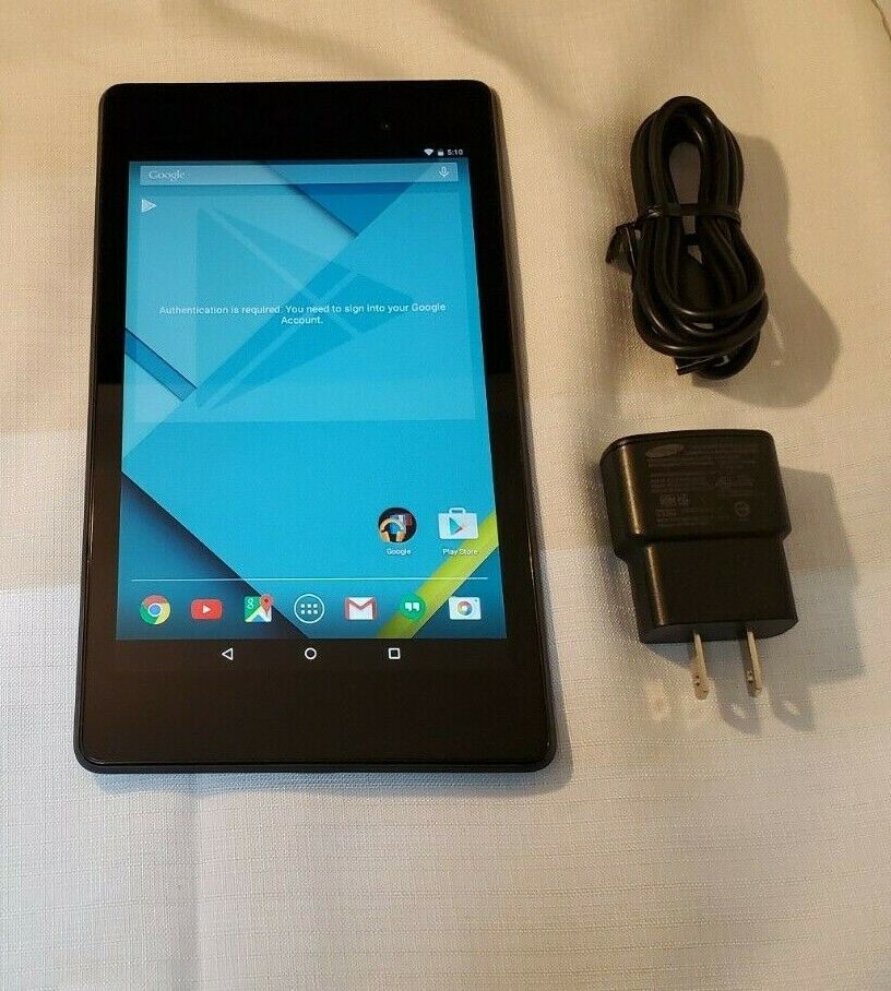 -Google Nexus 7 2nd Gen K008 WiFi Android Tablet Black 16GB 5Mp 7inch