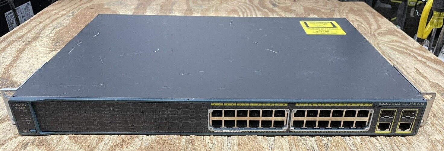 WS-C2960-24PC-S, Cisco Catalyst 2960 Series PoE-24 Ethernet Switch