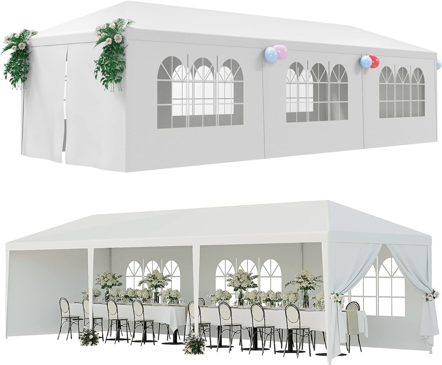 10\'x10\'/20\'/30\' Party Wedding  Tent Gazebo Outdoor Pavilion