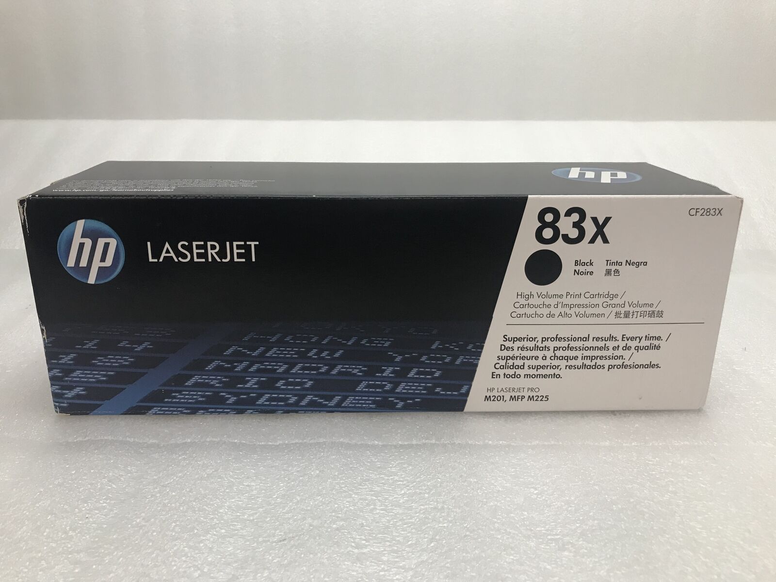 Genuine OEM Sealed HP CF283X 83X Black Toner Cartridge, High Yield HP LaserJet