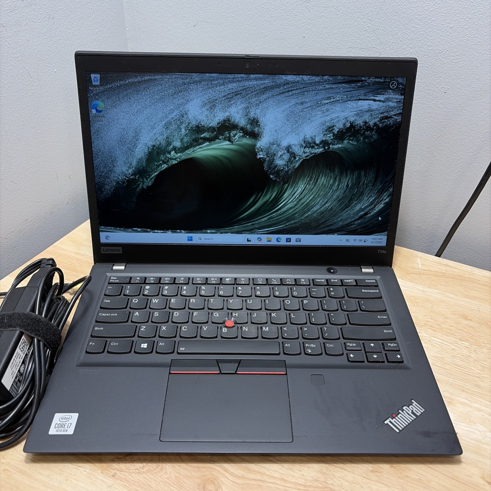 Lenovo ThinkPad T14S Gen 1 CORE i7-10610U 1.80GHZ 256GB 16GB WCam WiFi W11 Cord Lenovo ThinkPad T14S Gen 1 CORE i7-10610U 1.80GHZ 256GB 16GB WCam WiFi W11 Cord